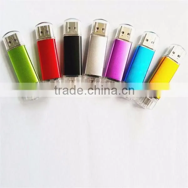 Factory Price High Quality Stock Products Status Metal OTG Dual Port USB Flash