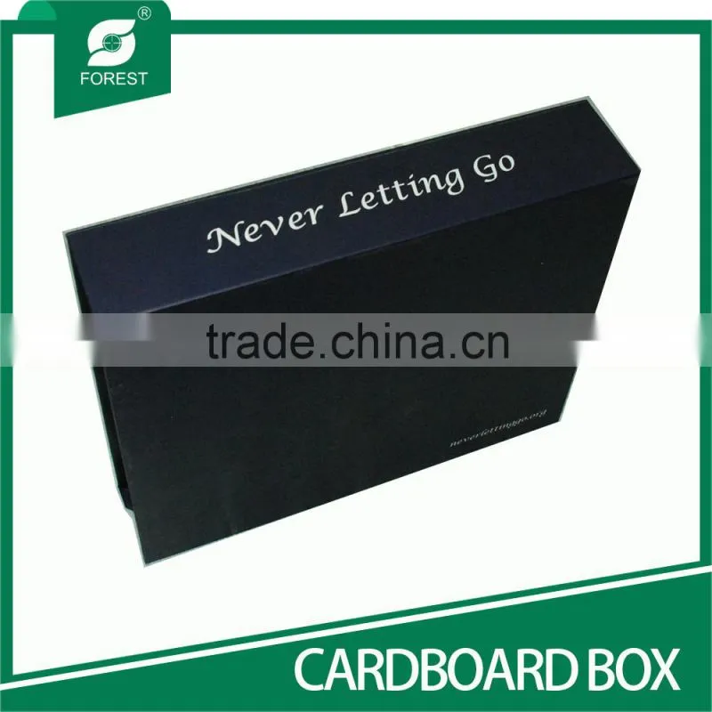 LUXURY CARDBOARD GIFT BOX BLACK MATT BOX