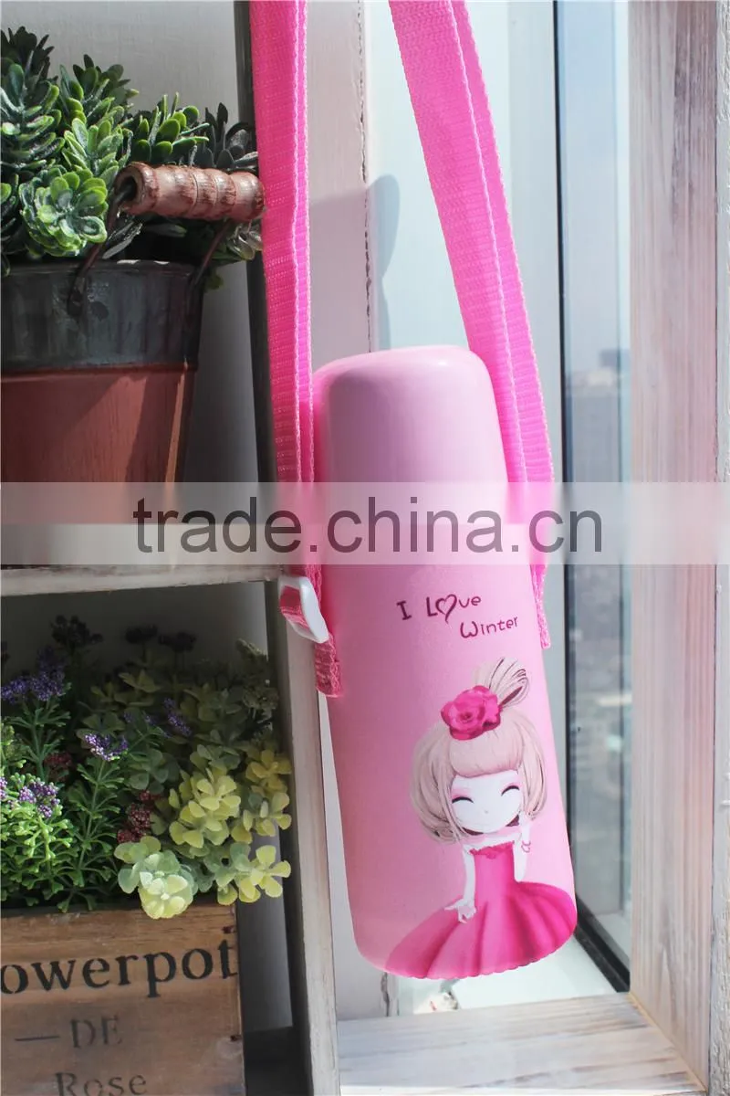 Bullet insulation stainless steel vacuum flasks/double wall vacuum thermal bottle