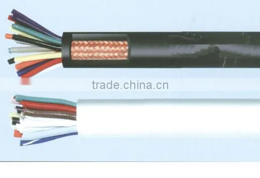 LSZH LSOH copper conductor PVC insulation copper braided shield PVC sheath control KVVP power cable