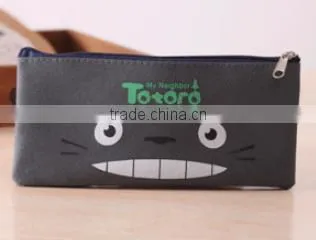 Professional cute cartoon print pencil case made in china