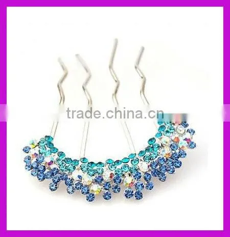Luxurious Bella's rhinestone hair comb manufacturers China supplier BY 1882