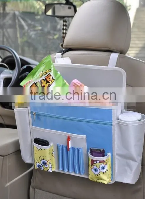 Hot selling Bag Drink Holder Multi-Pocket Storage Pocket Black