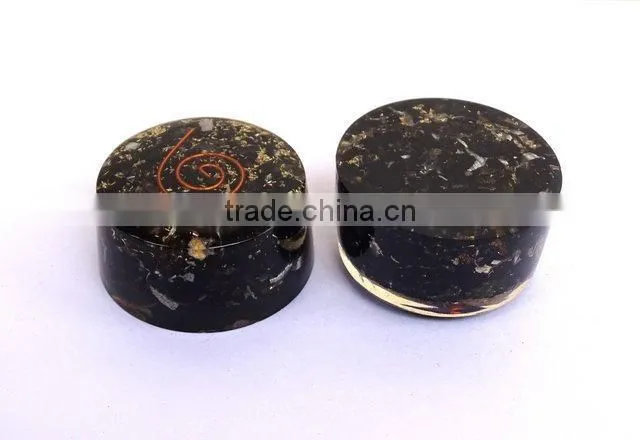 Black Tourmaline Stone Orgonite Tower Buster