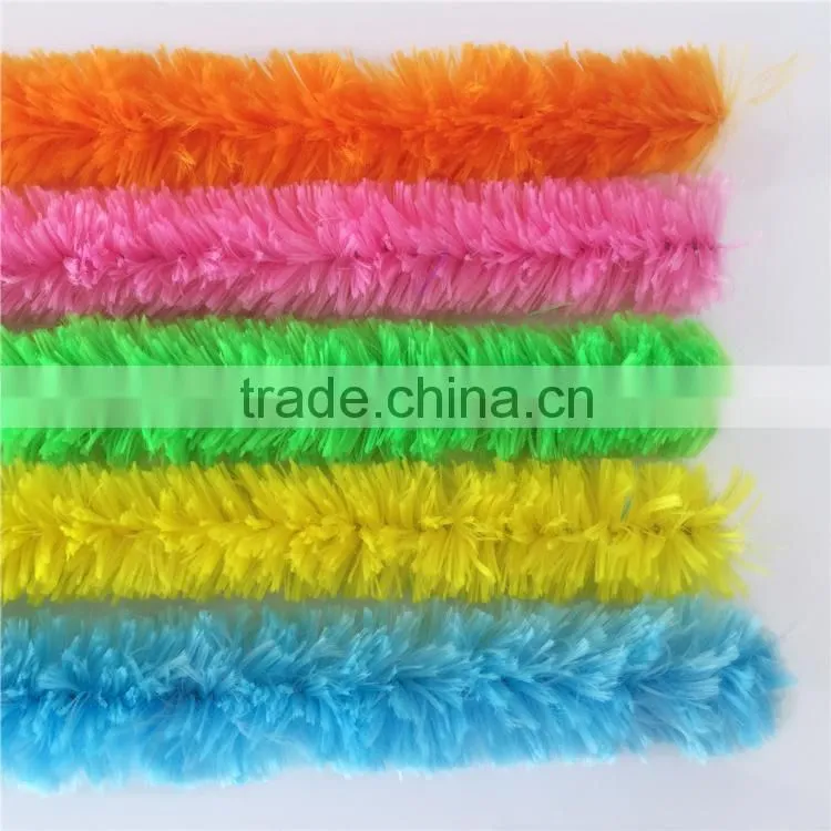 Factory supply DIY crafts jumbo loopy fuzzy pipe cleaners chenille stems toys for kids or wedding party decoration