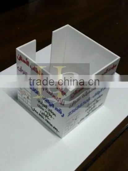 Holders Type and transparent acrylic Material acrylic memo holder