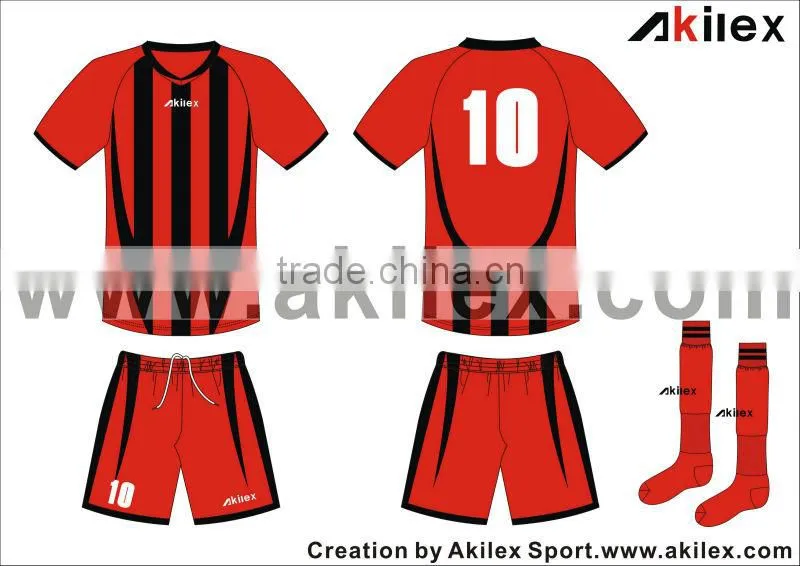 2014 new season style custom football jersey/custom stripe fooball jersey/custom made mens football jersey