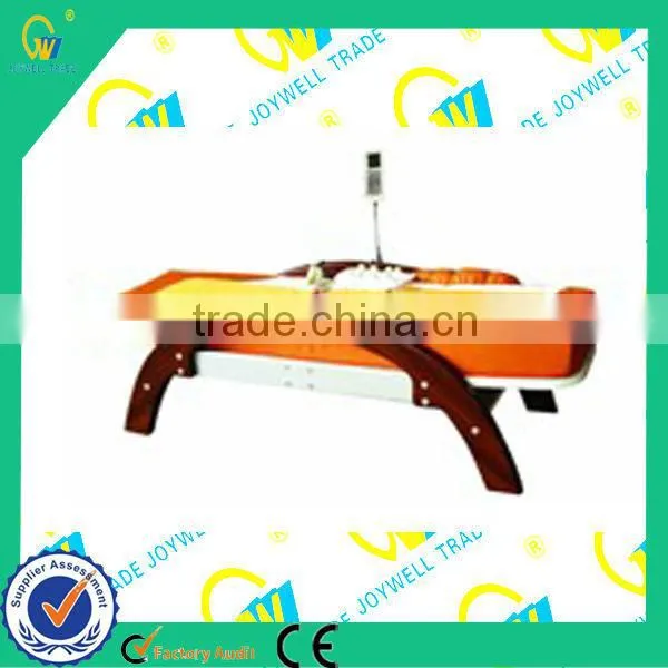 China Cheap AC 110-120V/220-240V Leisure Portable Folding Auto Electric Magnetic Thermal Warm Jade Roller Massage Table for Sale