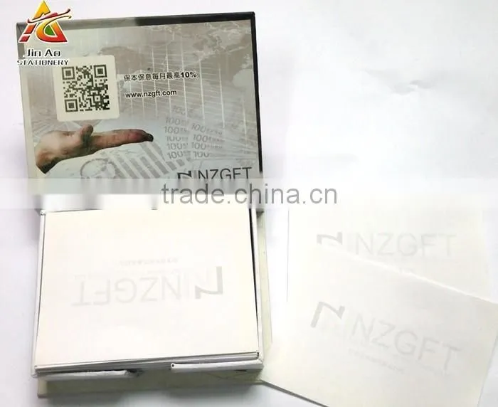 memo pad in box