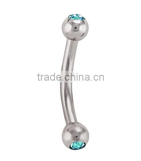Charming Magnetic Custom Fake Stainless Steel Cool Eyebrow Rings Body Piercing Jewelry