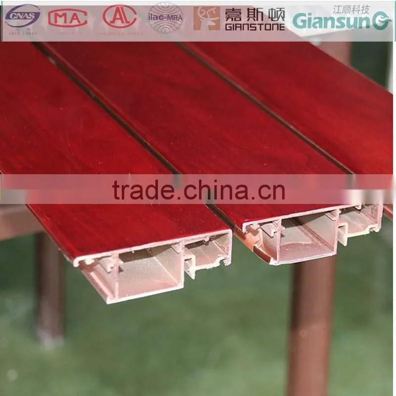 American cherry purplish red seal coated aluminium windowdoor and sections/ aluminium extrusion profiles for the window and door