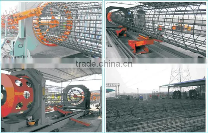 Concrete reinforcing piling cage welding machinery