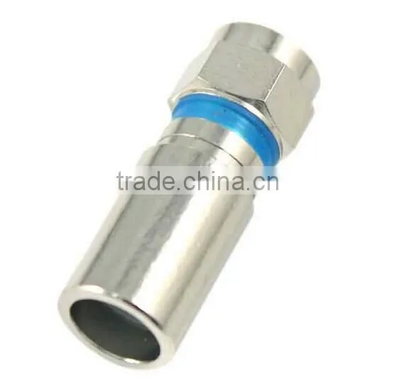 RG6 brass compression F connector
