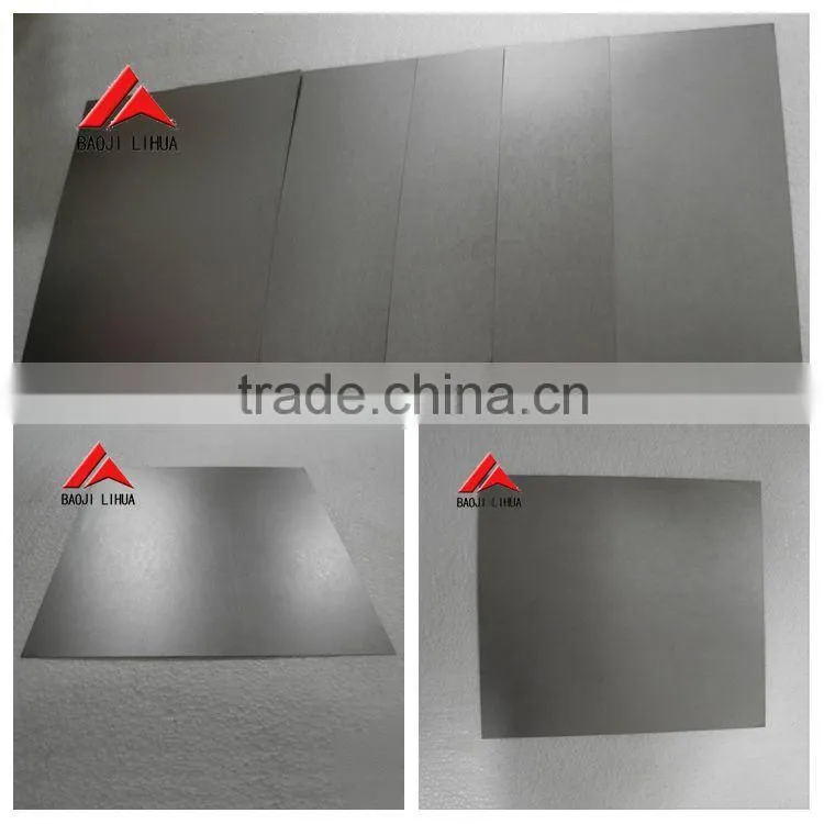 polishing pure tungsten plate for Industrial
