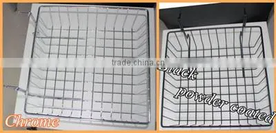 Iron wire mesh basket for grid wall & slatwall
