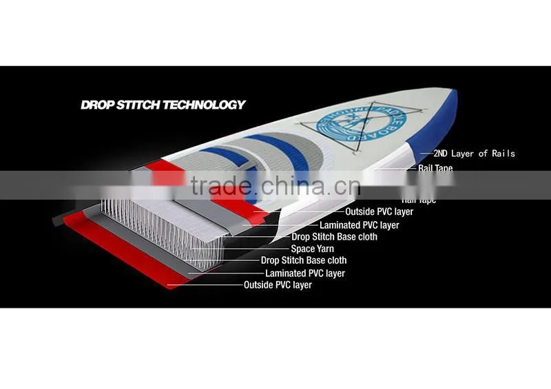 2015 hot sale inflatable sup paddle board