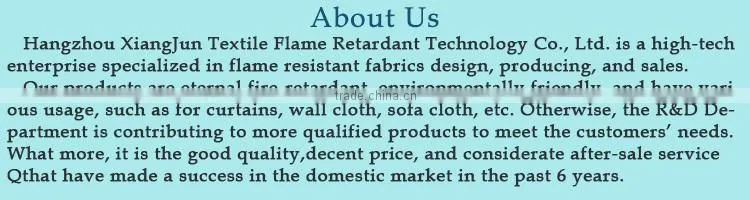 2015 High quanlity 100% polyester inherently fire retardant window screen for hotel window/home window