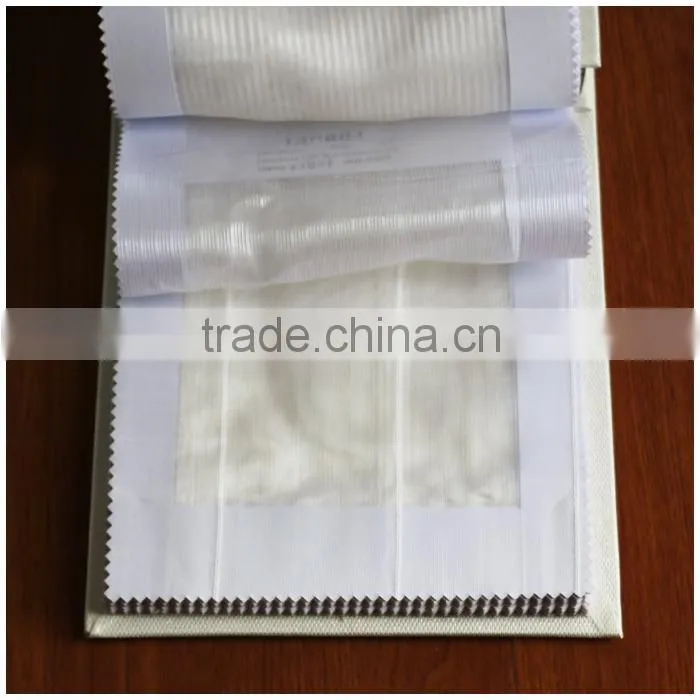 2015 High quanlity 100% polyester inherently fire retardant window screen for hotel window/home window