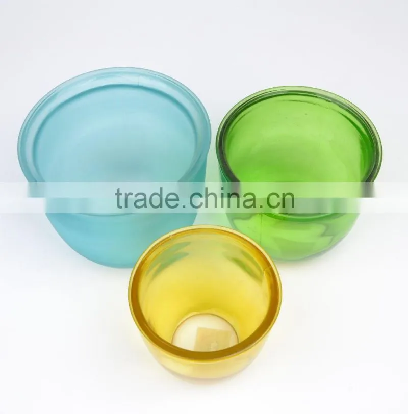 Hot selling new design cheap bulk flower glass pot