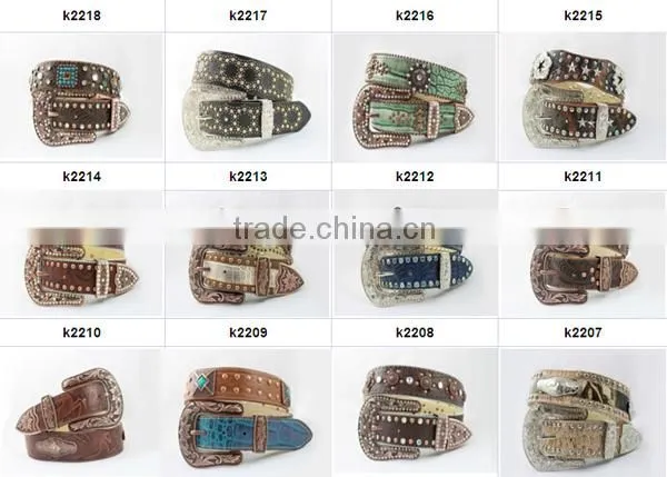 Women Rhinestone Belts Rhinestone Concho Belt
