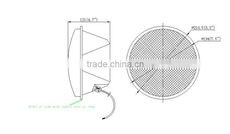 full ball Led traffic light-200mm full ball