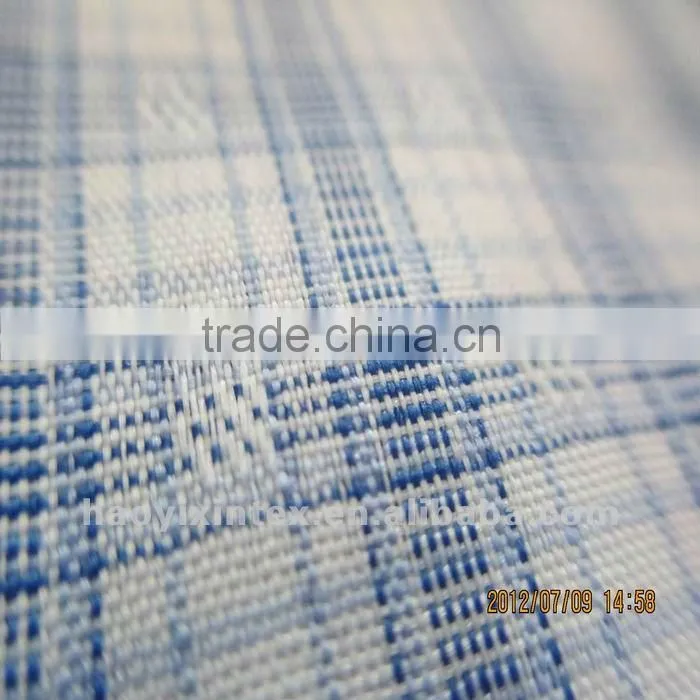 polyester plaid yarn dyed fabric