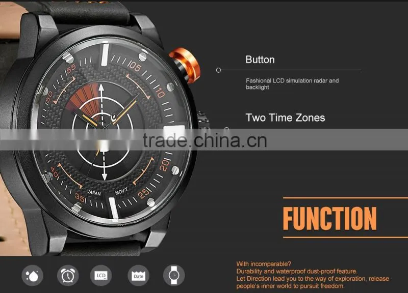 Alibaba express Weide watches men China wrist watch man quartz stainless steel back watch