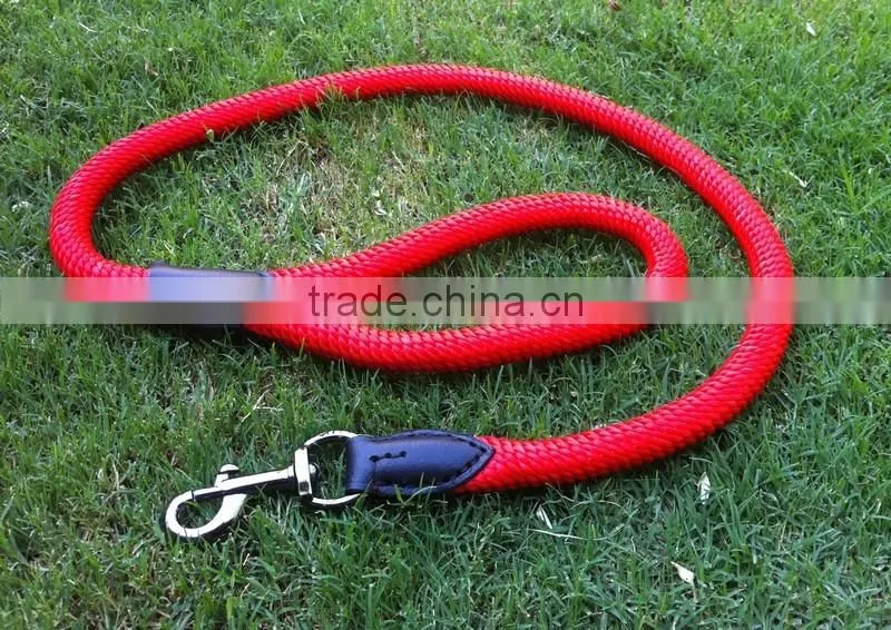 Wholesale New Design Dark Hot Red Color Pet Puppy Dog Leashes