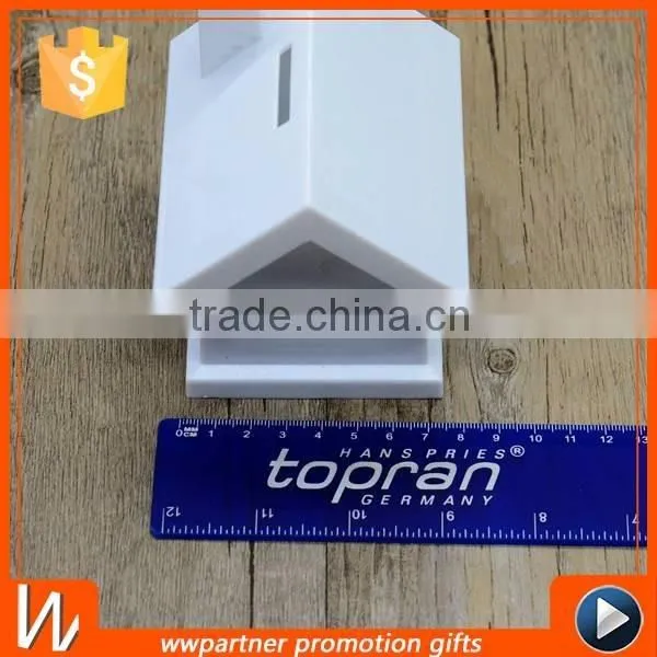 Personalized money box Plastic House Shape