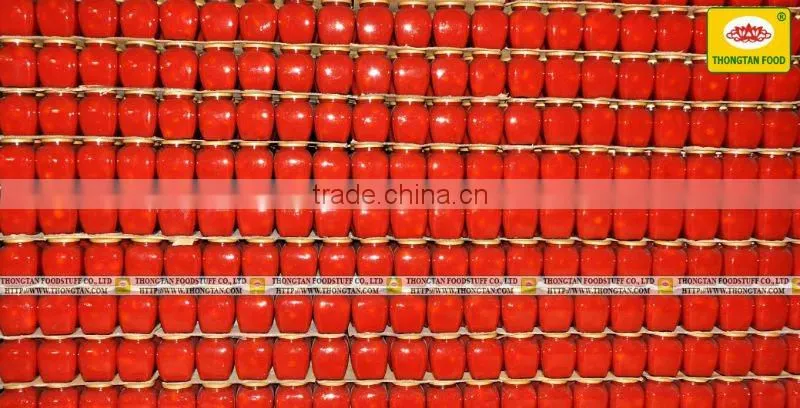 Tomatoes in Tomato sauce in jar 540ml by Thongtan Food