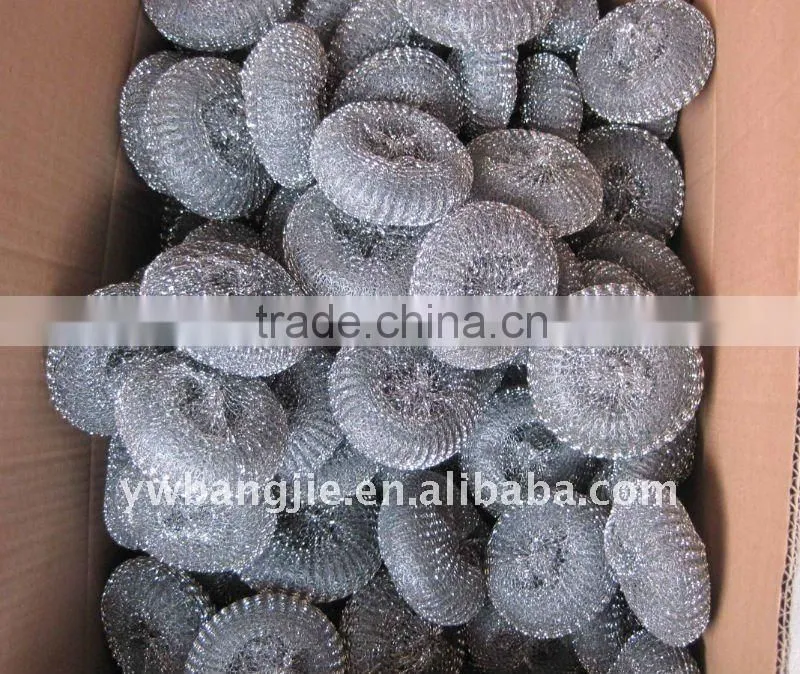 Galvanized Scourer ,mesh scourer,galvanized steel scourer