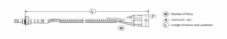 OEM NO.:0258006039,Hot Sale Oxygen Sensor for VW/FORD