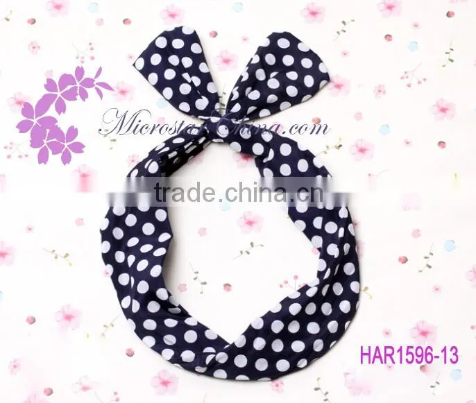IN STOCK Girls Stretch Knot Rabbit Bow Headband Hairband Strip Headwear Wholesale