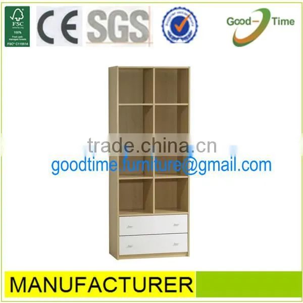 Simple Book Cabinet Melamine Bookshelf Wood Bookcase
