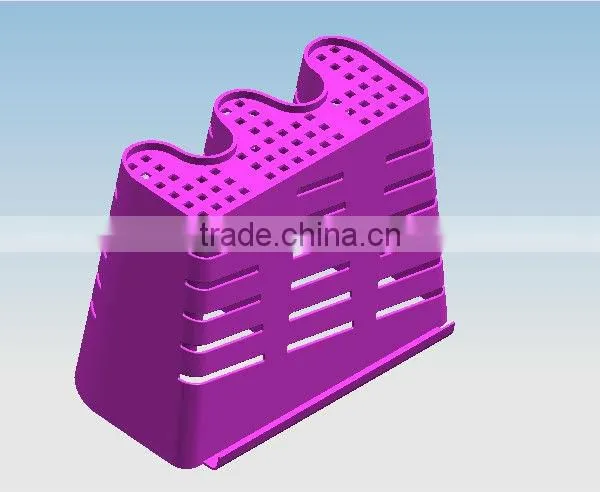 Plastic spoon knife holder