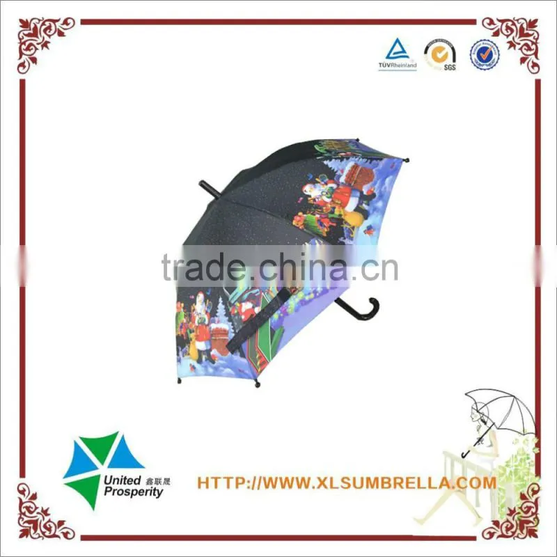 16'' Christmas Santa Claus umbrella for christmas gift