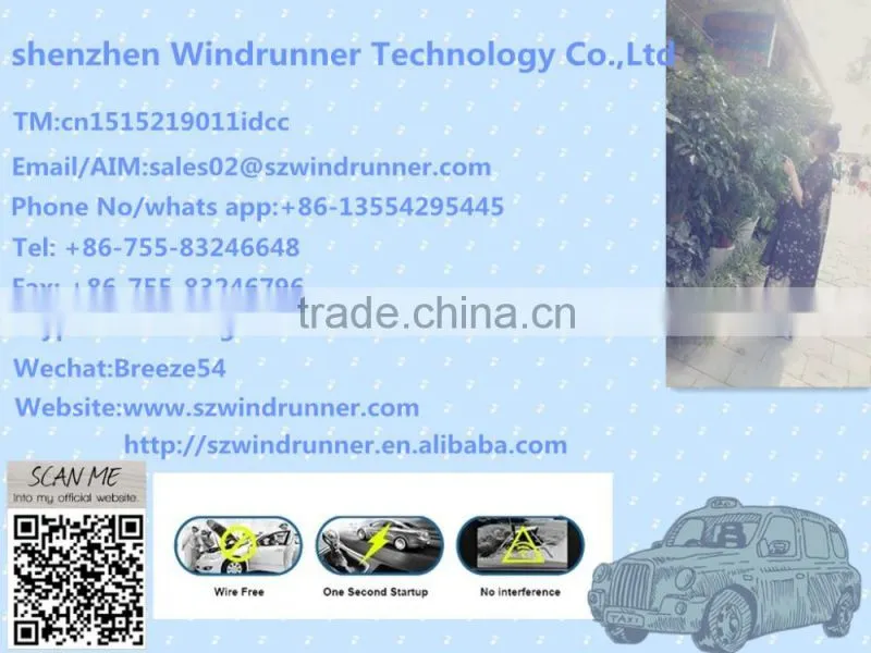 waterproof high resolution car parking sensor system