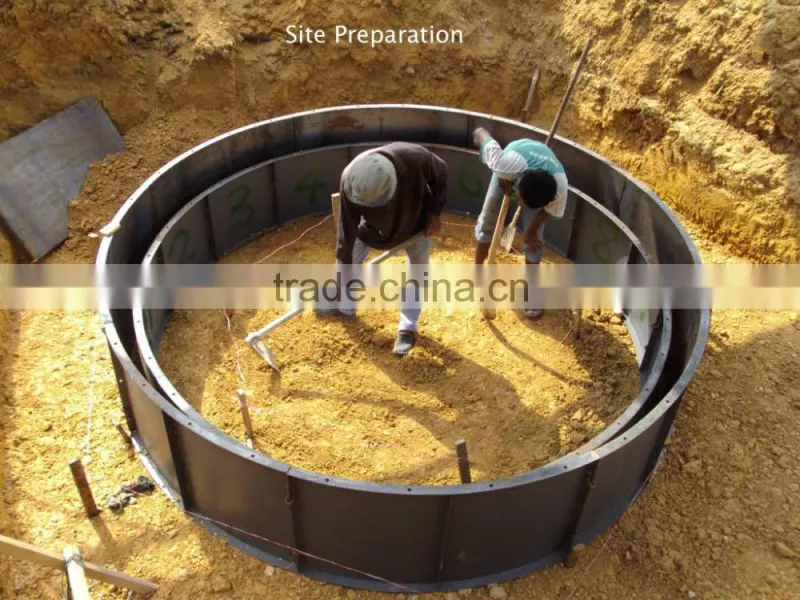China Puxin Household 4m3 Biogas Anaerobic Digester