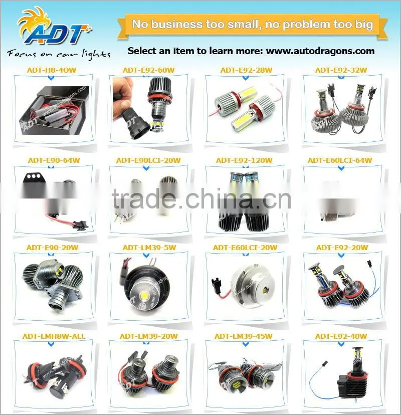 140MM 120MM 100MM 80MM 70MM COB Angel Eyes LED Halo Ring For All Cars