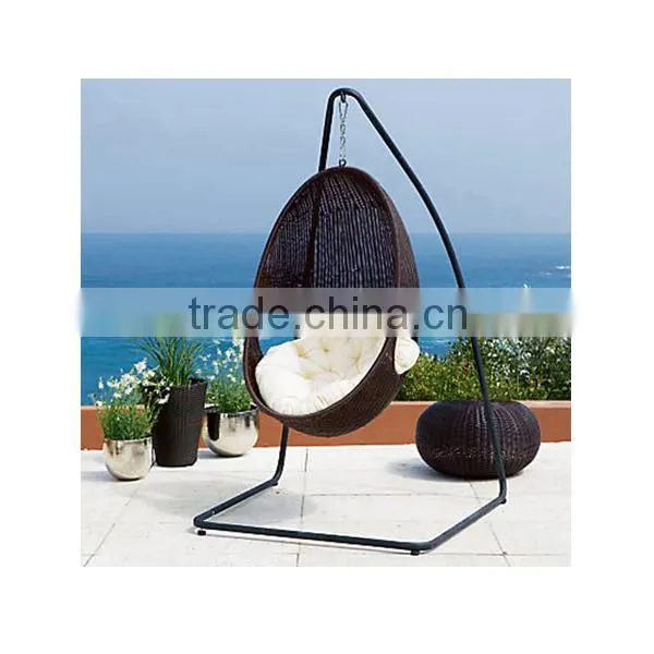 resin SGS hanging wicker basket chair