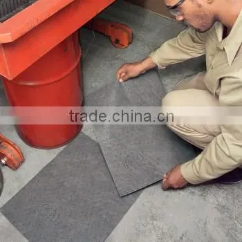 Sonic bonded dimpled absorbent pad for general purpose