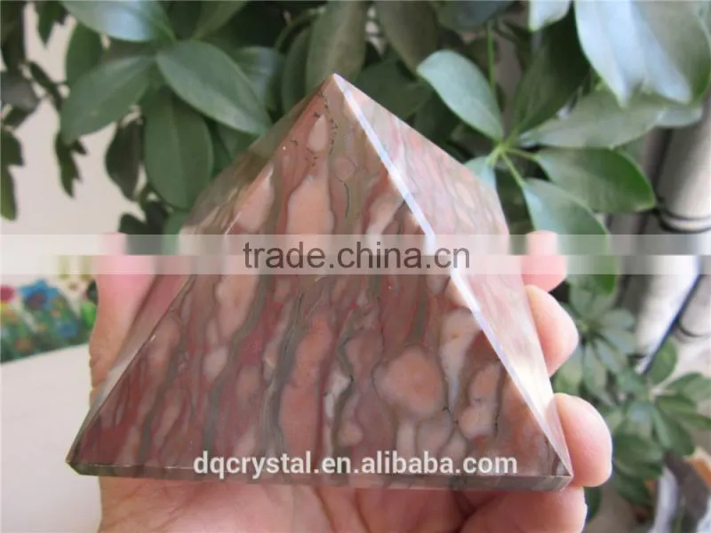 Hot sale polished natural grain crystal pyramid for energy healing