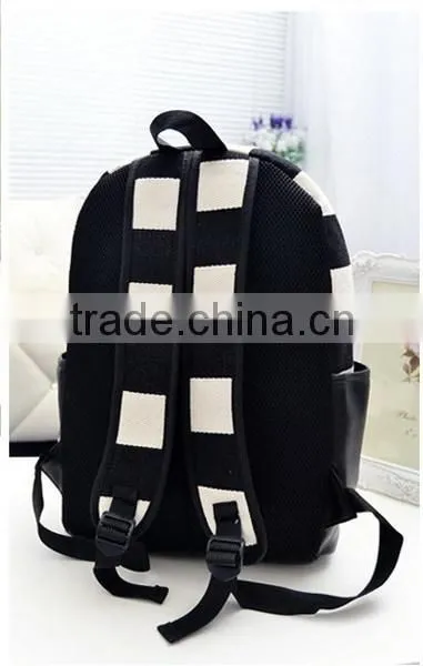 Korean Style Fashion Canvas Backpack for Girl