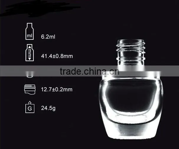 2ml mini jars/vial glass nail Polish Bottles manufacturer