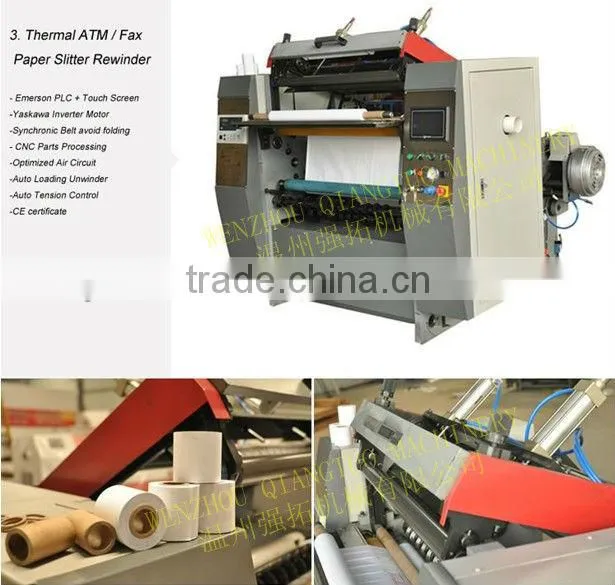 Best china supplier slitting machine for paper/ thermal paper/ plastic