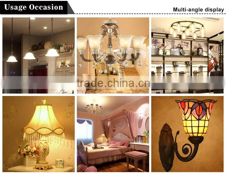 Hot G125 LED filament bulb high quality glass mask high luminou led lamp
