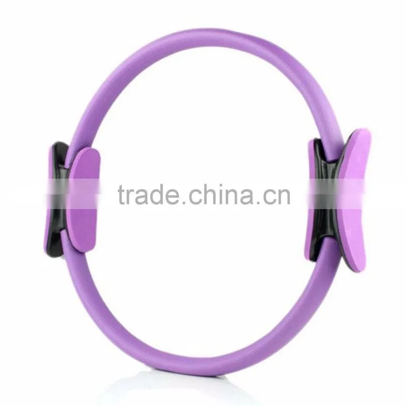 14.5"Pilates Ring Dual Grip Resistance Full Body Toning Ring Circle Strength