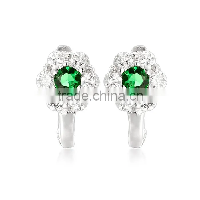 Green Stone Jewelry Earrings for Women Daily Wear