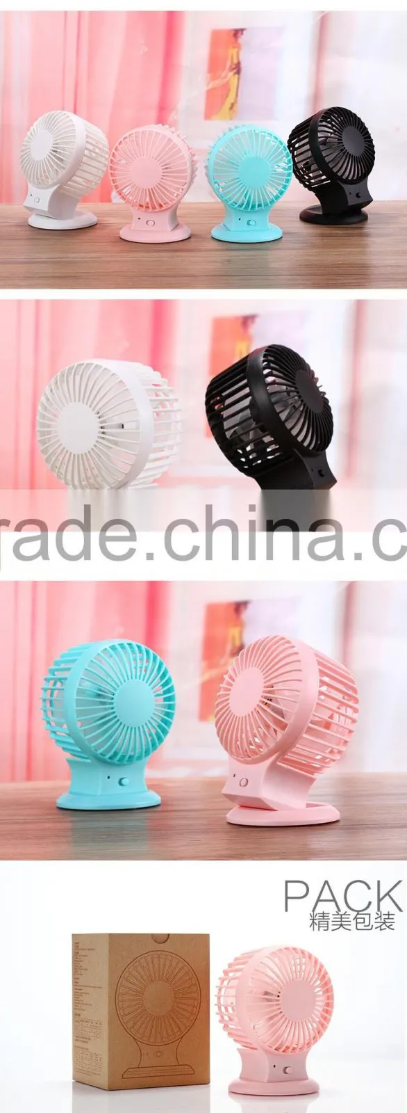 Wholesale Noise Cancelling Portable Mini Usb Fan With Powerful Cooling Wind