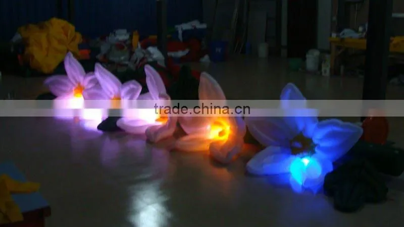 Led inflatable flowers chian decorations/wedding flowers